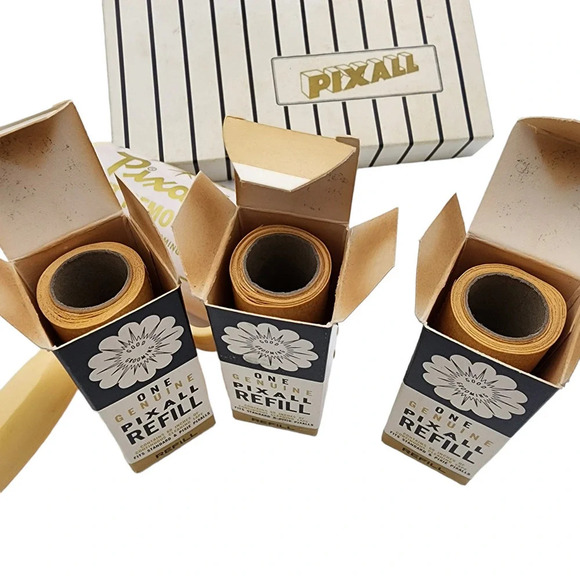 Vintage Pixall Lint Remover Roller with 3 Replacement Rolls New Old Stock in Box - Picture 4 of 11